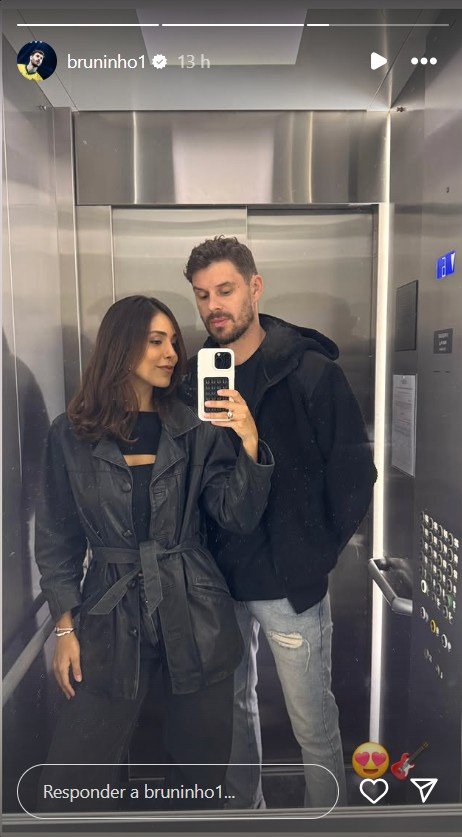 Bruninho e namorada - Reprodução Instagram